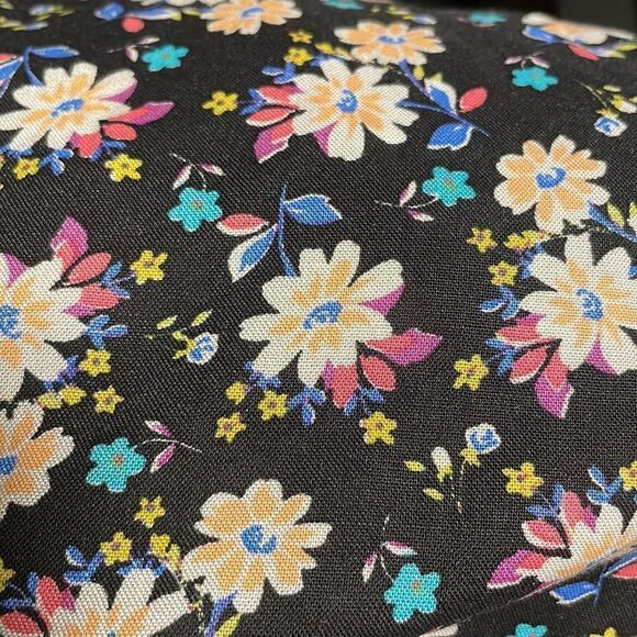 Joe Boxer boho black floral print romper with pockets 3X NWT - Picture 9 of 15